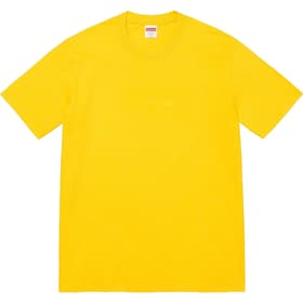 Supreme Tonal Box Logo Tee Yellow