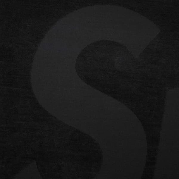 Supreme Tonal Logo Towel - Black (front)