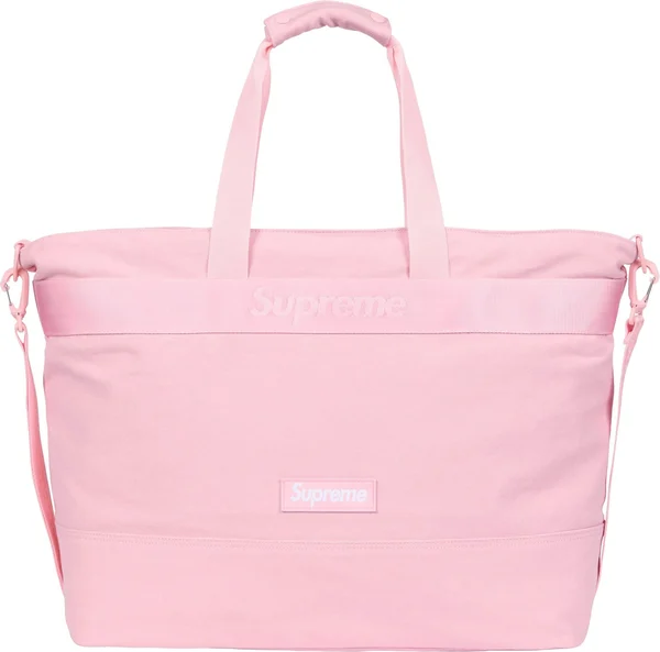 Supreme Tote Bag - Light Pink (front)