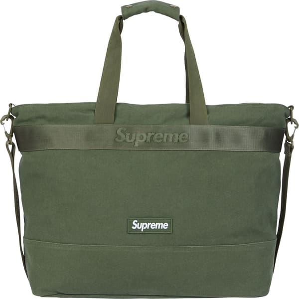 Supreme Tote Bag - Olive (front)