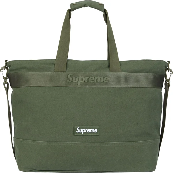Supreme Tote Bag - Olive (front)
