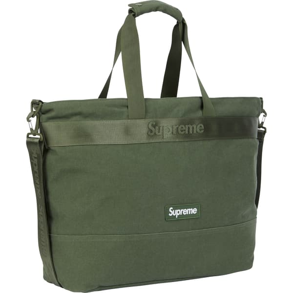 Supreme Tote Bag - Olive (front)