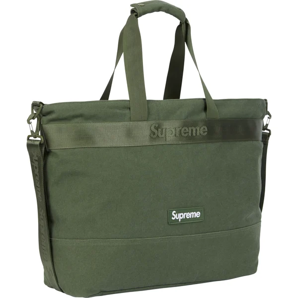 Supreme Tote Bag - Olive (front)