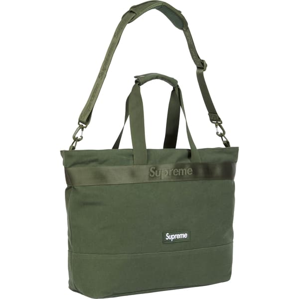 Supreme Tote Bag - Olive (front)