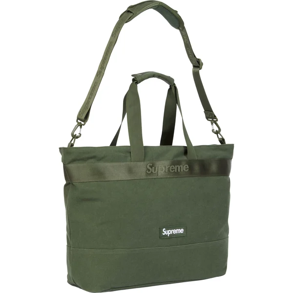 Supreme Tote Bag - Olive (front)