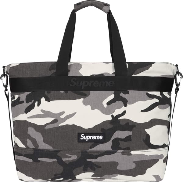 Supreme Tote Bag - Snow Camo (front)