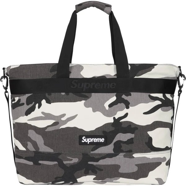 Supreme Tote Bag - Snow Camo (front)