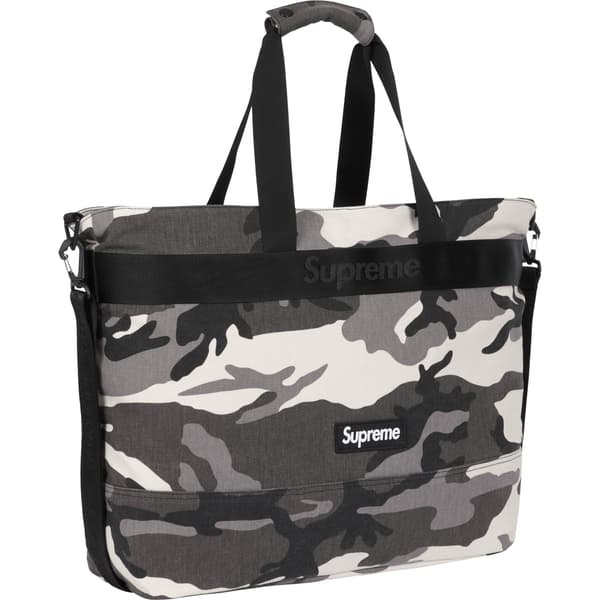 Supreme Tote Bag - Snow Camo (front)