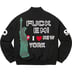 Supreme Tourist Varsity Jacket - Black (front)