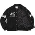 Supreme Tourist Varsity Jacket - Black (front)