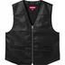 Supreme Toy Machine Faux Leather Vest - Black (front)