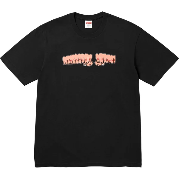 Supreme Toy Machine Fist Tee - Black (front)