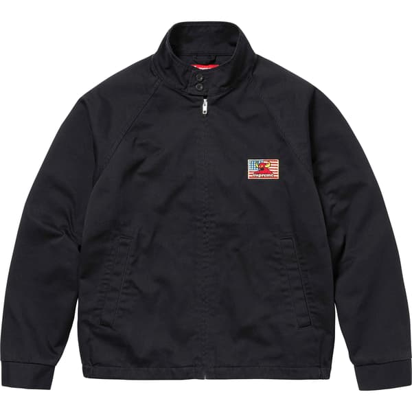 Supreme Toy Machine Harrington Jacket - Black (front)