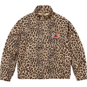 Supreme Toy Machine Harrington Jacket Leopard