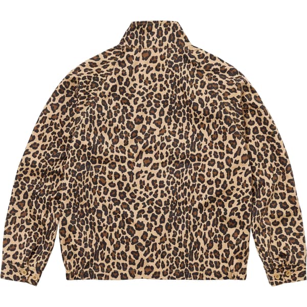 Supreme Toy Machine Harrington Jacket - Leopard (front)