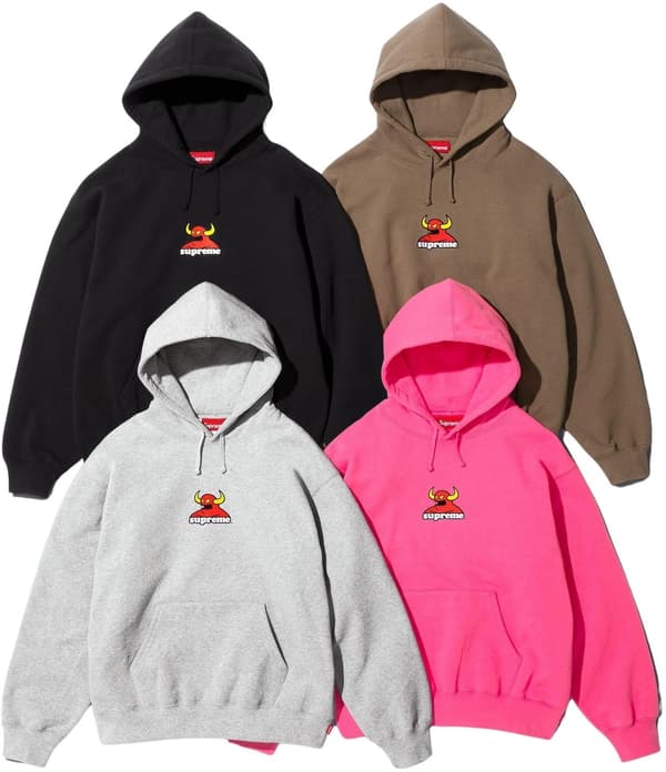 Supreme Toy Machine Hooded Sweatshirt - Product Image