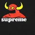 Supreme Toy Machine Hooded Sweatshirt - Black (front)