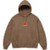 Supreme Toy Machine Hooded Sweatshirt - Dusty Brown (front)
