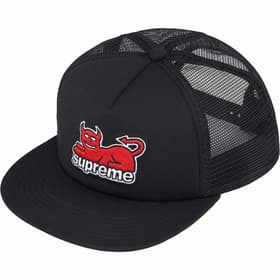 Supreme Toy Machine Mesh Back 5-Panel Black