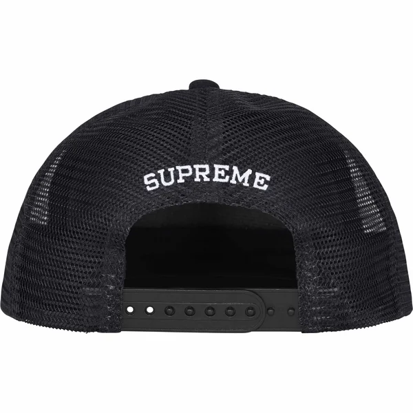 Supreme Toy Machine Mesh Back 5-Panel - Black (front)