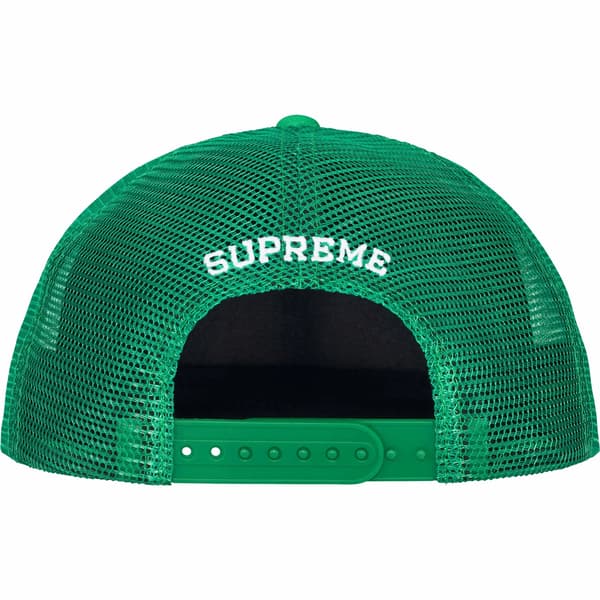 Supreme Toy Machine Mesh Back 5-Panel - Green (front)