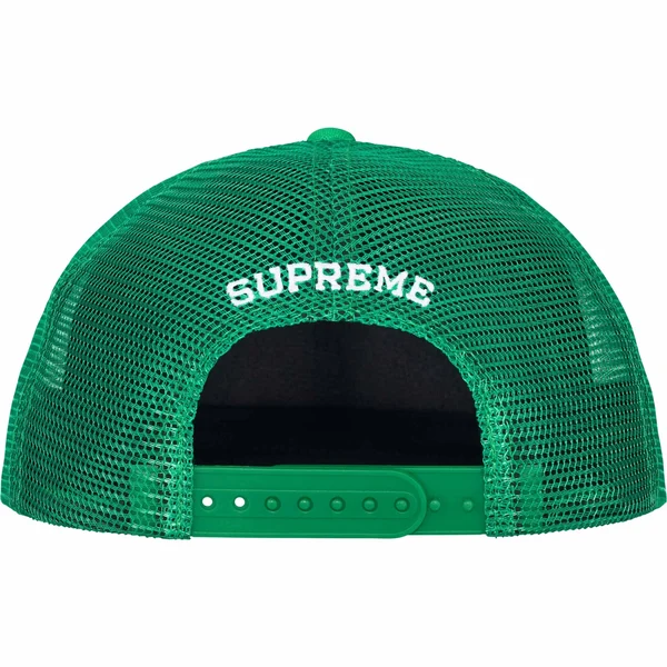 Supreme Toy Machine Mesh Back 5-Panel - Green (front)