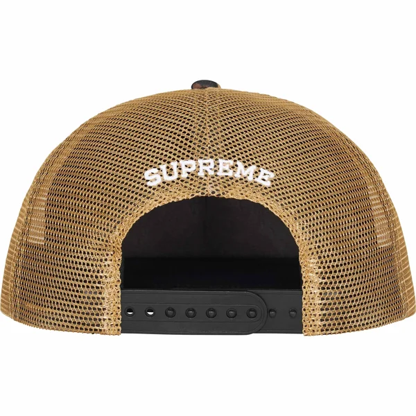 Supreme Toy Machine Mesh Back 5-Panel - Leopard (front)