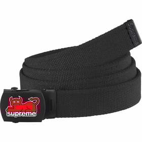 Supreme Toy Machine Webbing Belt Black