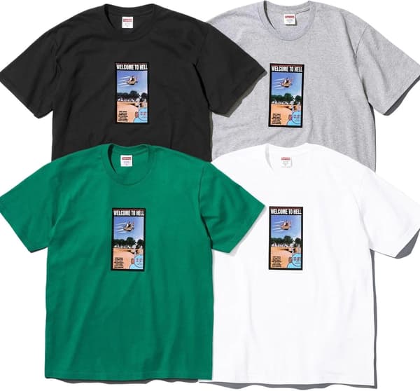 Supreme Toy Machine Welcome To Hell Tee - Product Image