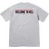Supreme Toy Machine Welcome To Hell Tee - Heather Grey (front)