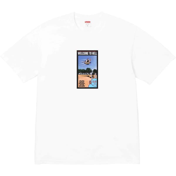 Supreme Toy Machine Welcome To Hell Tee - White (front)