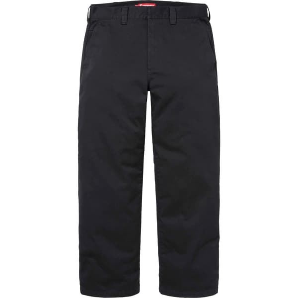 Supreme Toy Machine Work Pant - Black (front)