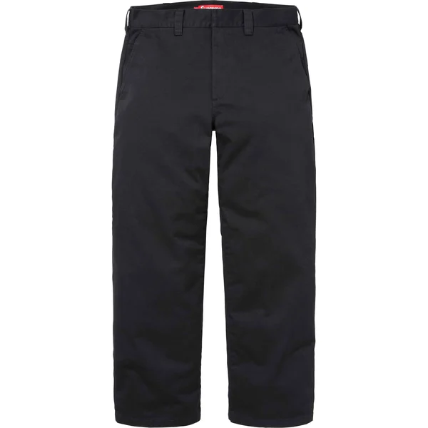 Supreme Toy Machine Work Pant - Black (front)