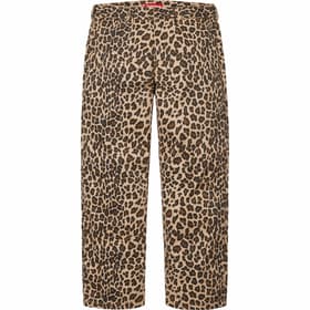 Supreme Toy Machine Work Pant Leopard