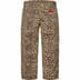 Supreme Toy Machine Work Pant - Leopard (front)