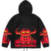 Supreme Toy Machine Zip Up Hooded Sweater - Black (front)