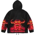 Supreme Toy Machine Zip Up Hooded Sweater - Black (front)