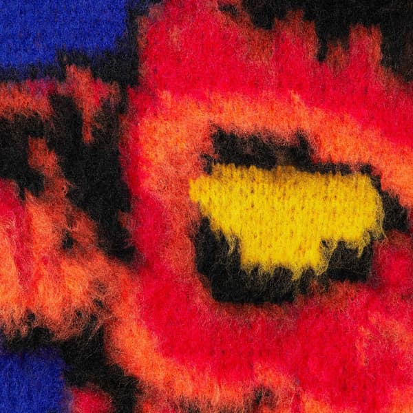 Supreme Toy Machine Zip Up Hooded Sweater - Blue (front)