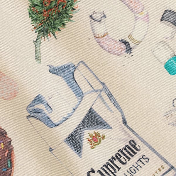 Supreme Trash Silk Scarf - Multicolor (front)