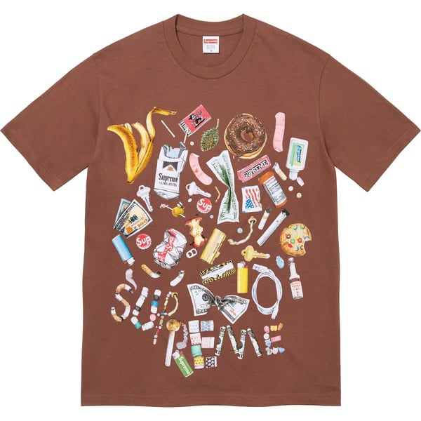 Supreme Trash Tee - Brown (front)