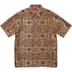 Supreme Tray Jacquard S/S Shirt - Tan (front)
