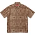 Supreme Tray Jacquard S/S Shirt - Tan (front)