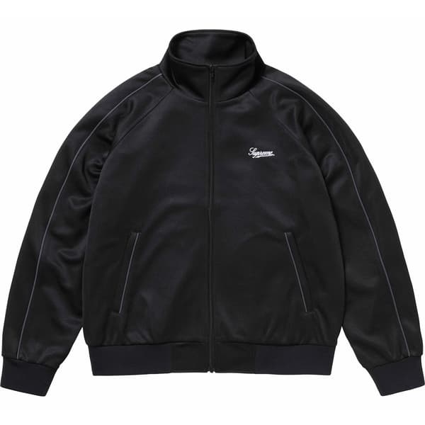 Supreme Tricot Track Jacket - Black (front)