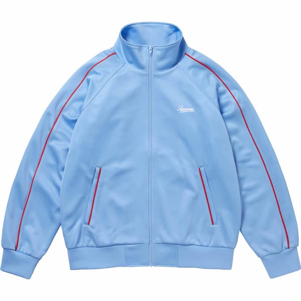 Supreme Tricot Track Jacket - Light Blue (front)