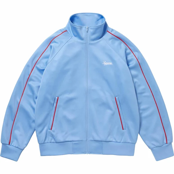 Supreme Tricot Track Jacket - Light Blue (front)