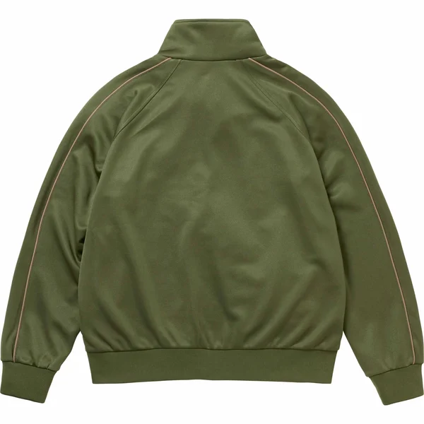 Supreme Tricot Track Jacket - Olive (front)