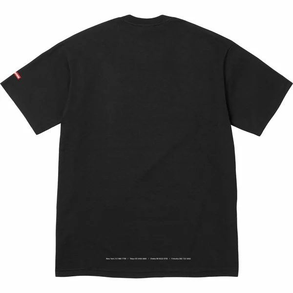 Supreme Tunnel Tee - Black (front)