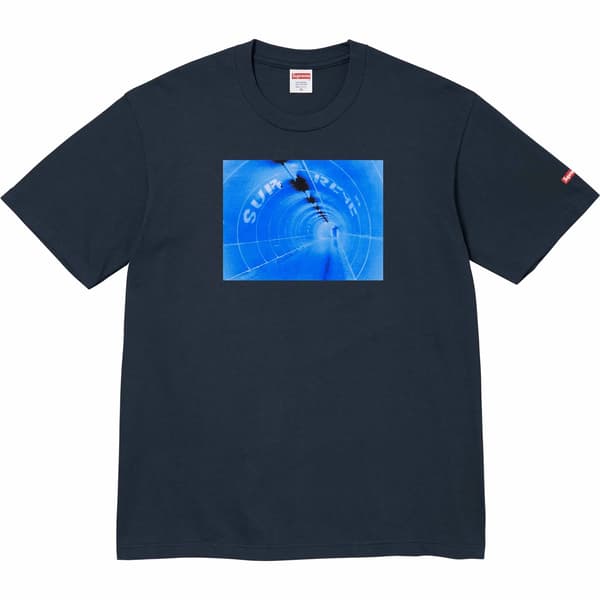 Supreme Tunnel Tee - Navy (front)