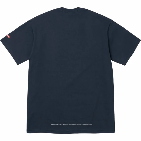 Supreme Tunnel Tee - Navy (front)