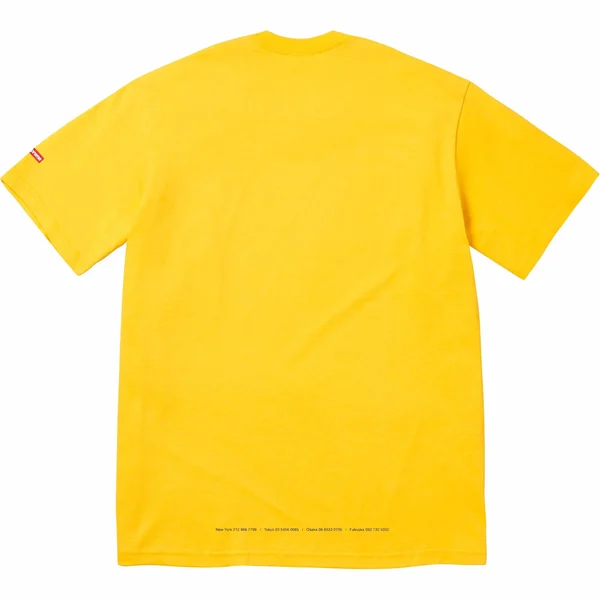 Supreme Tunnel Tee - Yellow (front)